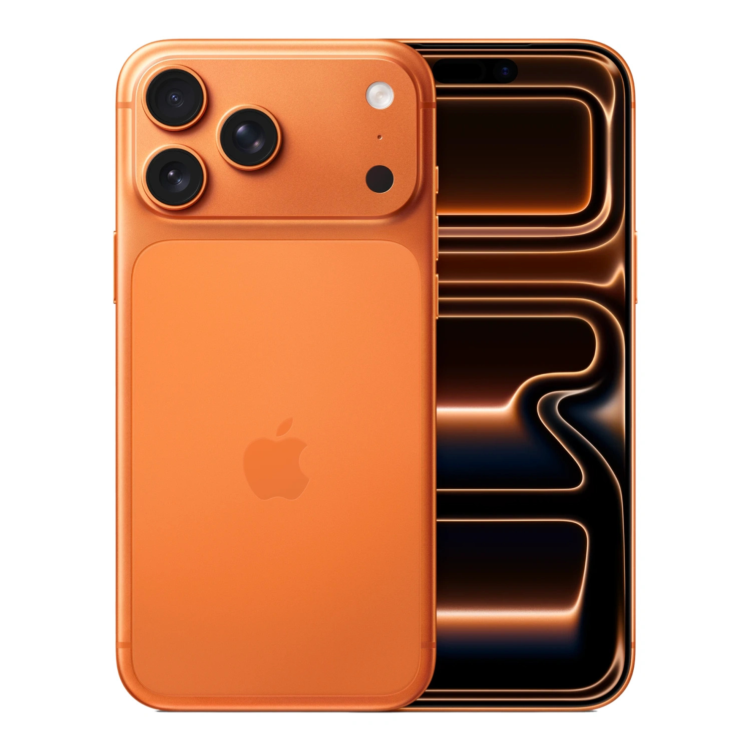iPhone 17 Pro Max 256Гб (1 sim + eSIM / 100% / Без коробки) Оранжевый - Б/У ★★★★☆