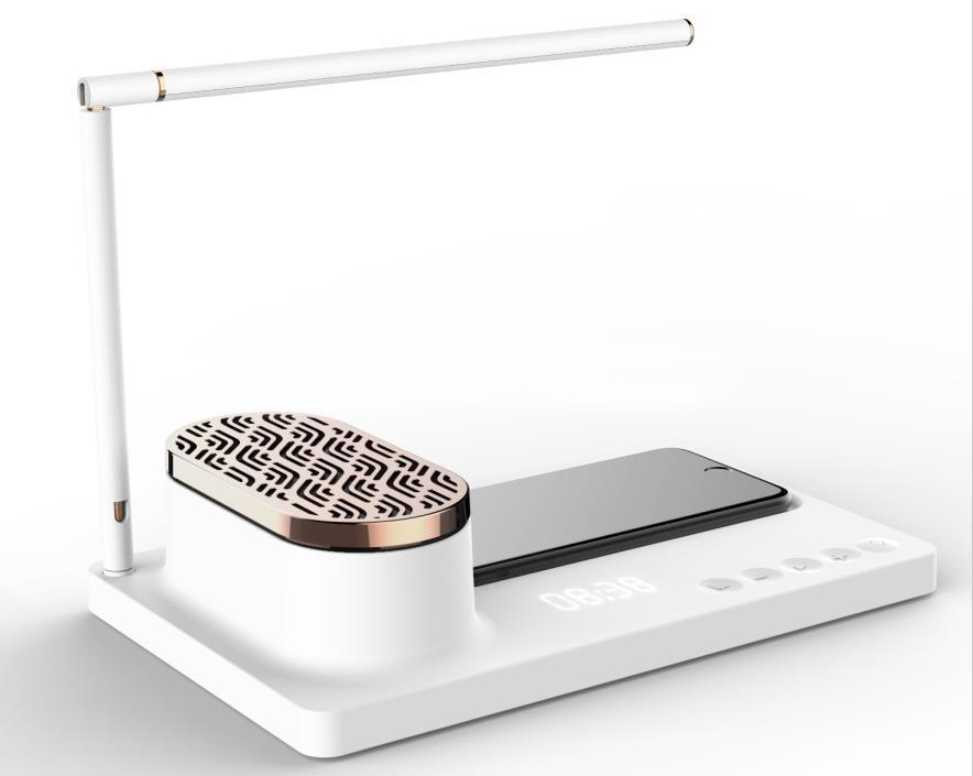 Светильник HomeTree Jane (AN-C1803-CW) с беспроводной зарядкой и Bluetooth-динамиком, Белый