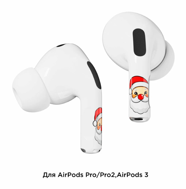 Наклейки "vlp" Easy Art для AirPods Pro/Pro2, Santa