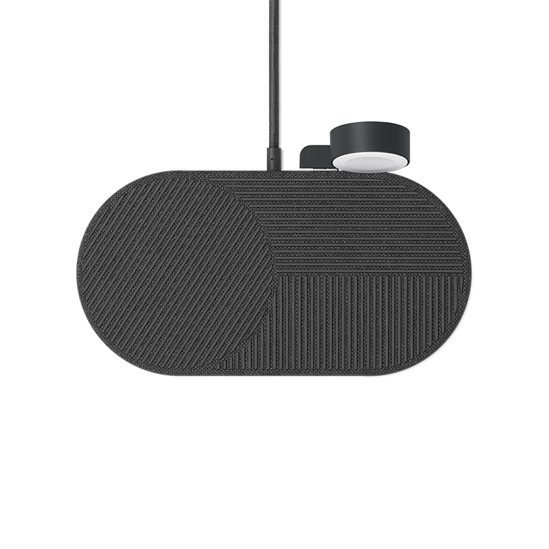 Беспроводное зарядное устройство Native Union Drop XL 3 в 1 + кабель, 10W, серый
