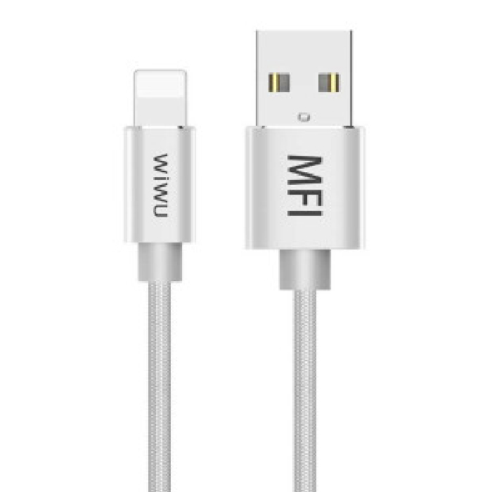 WiWu Lightning -> USB 2.4A, Серый