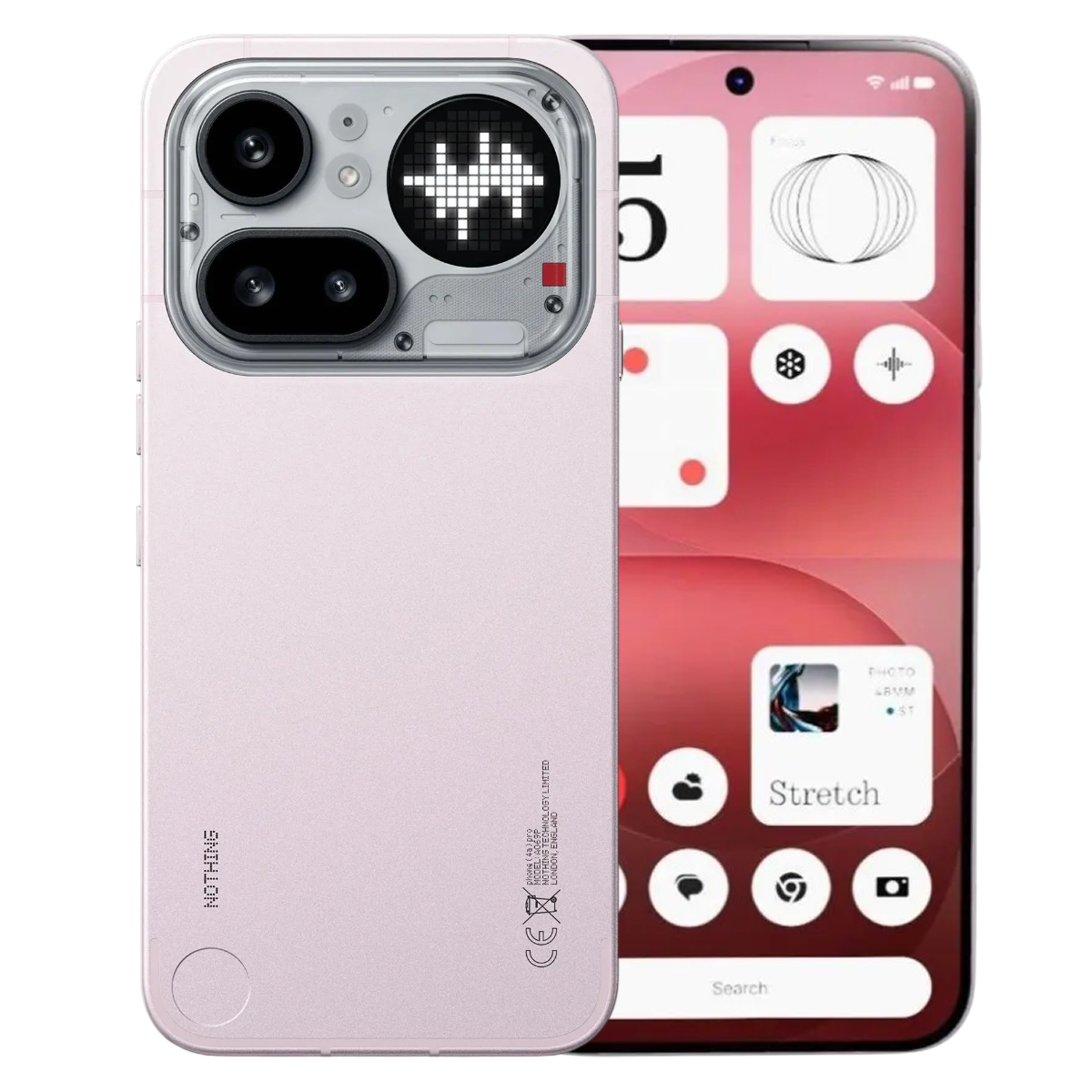 Смартфон Nothing Phone (4a) Pro 12/256Гб, Розовый