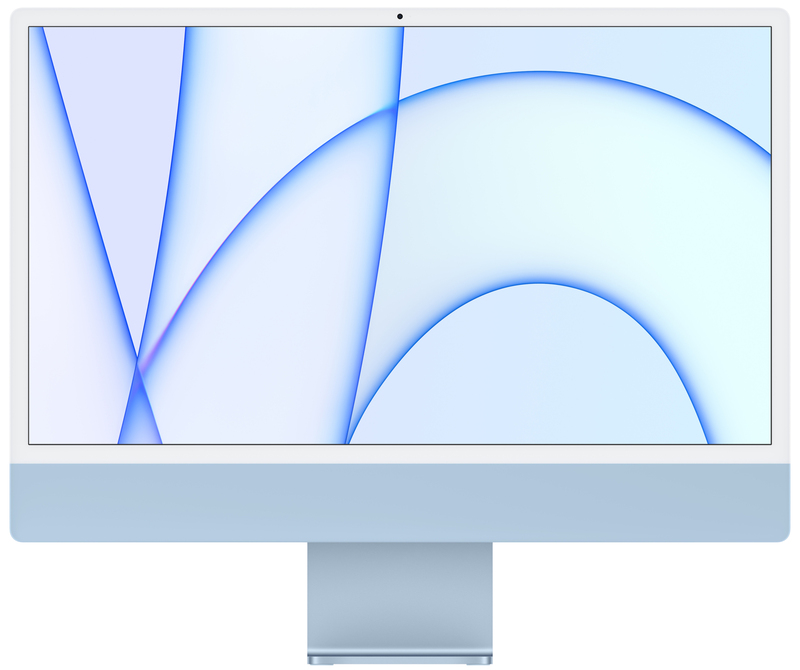 iMac 24" (2023) Retina 4,5K Z197000DV (M3 8 Core CPU, 8 Core GPU/8Гб/256SSD) Синий - Б/У