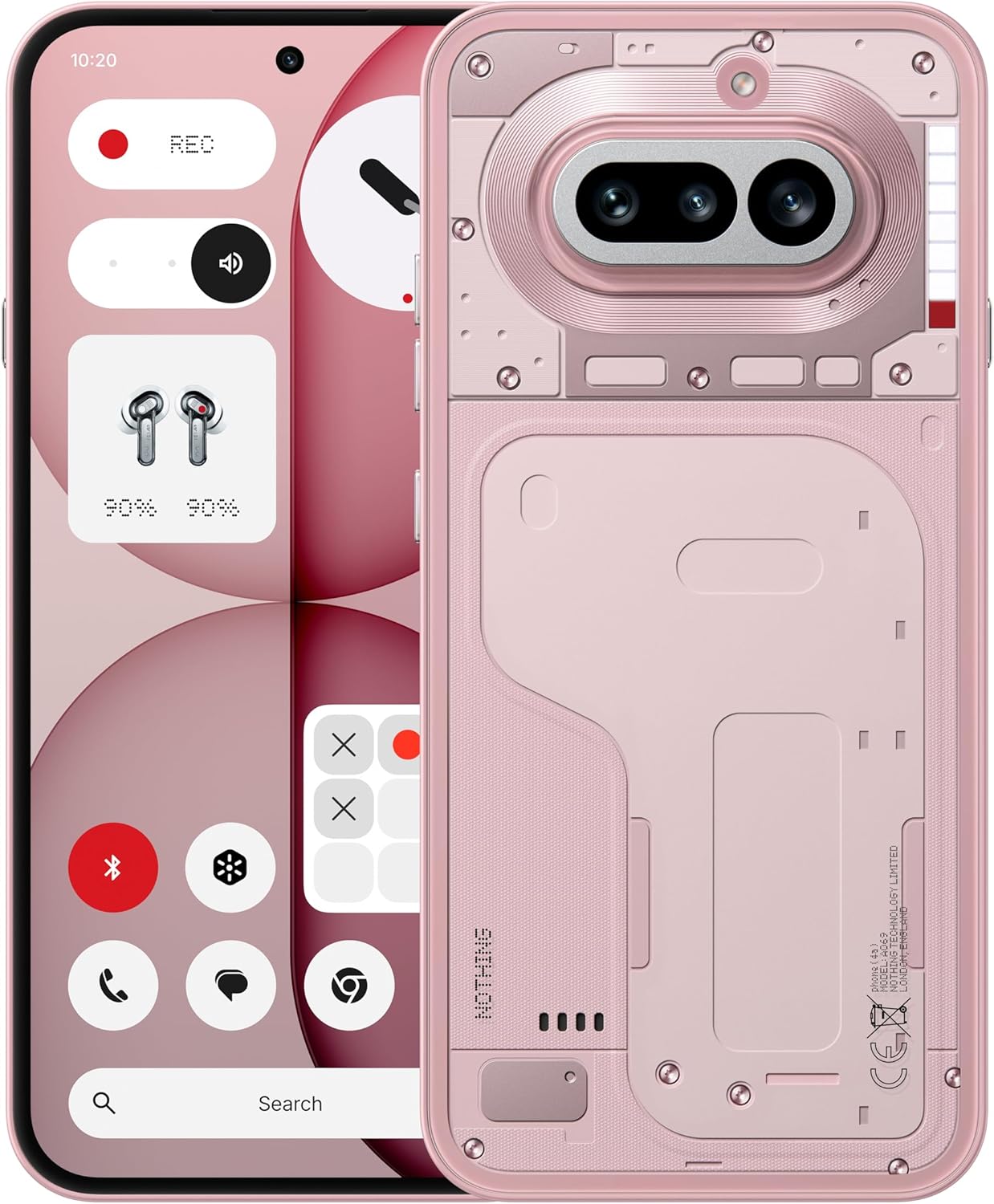 Смартфон Nothing Phone (4a) 8/128Гб, Розовый