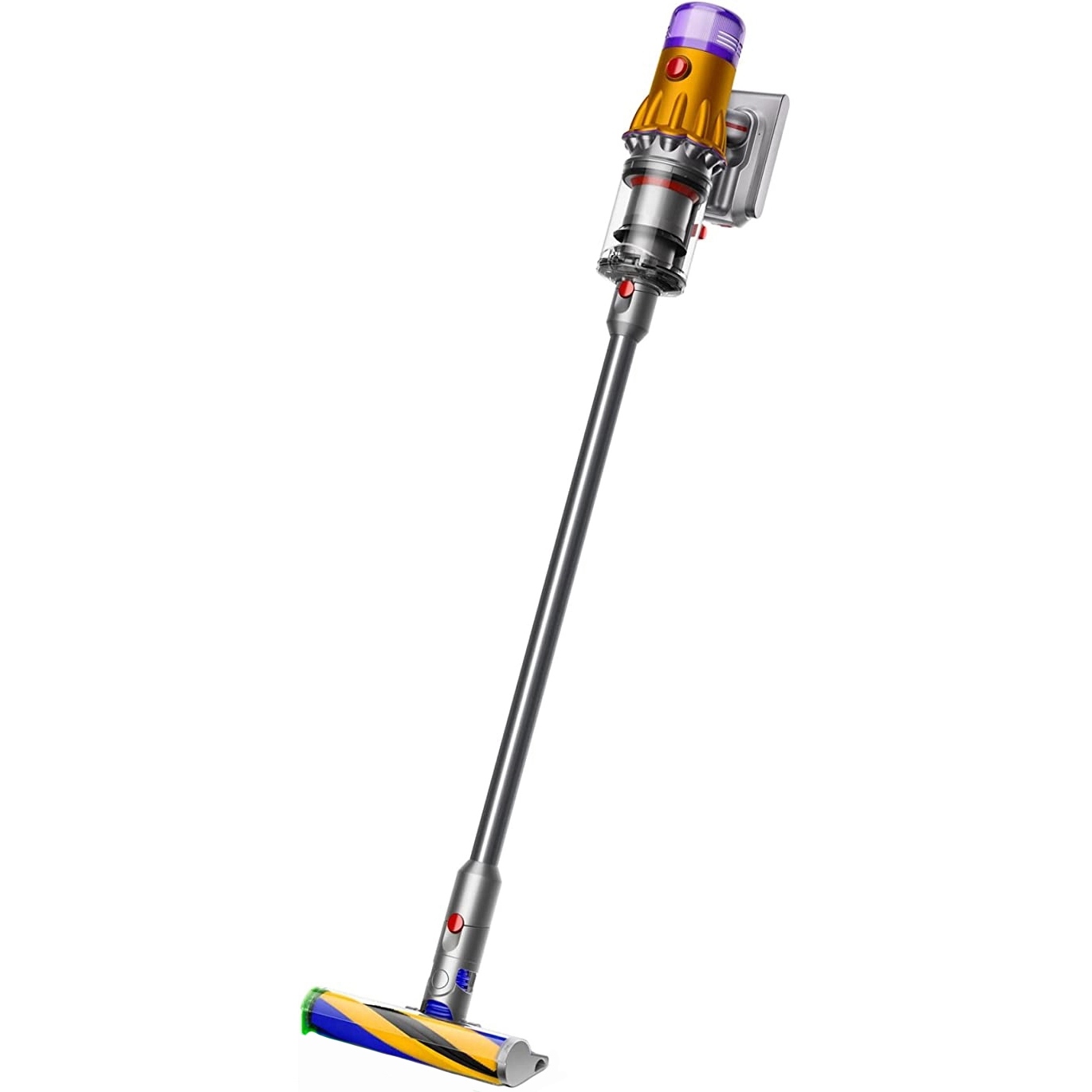 Беспроводной пылесос Dyson V12 Detect Slim Absolute Vacuum Cleaner, Никель/Желтый