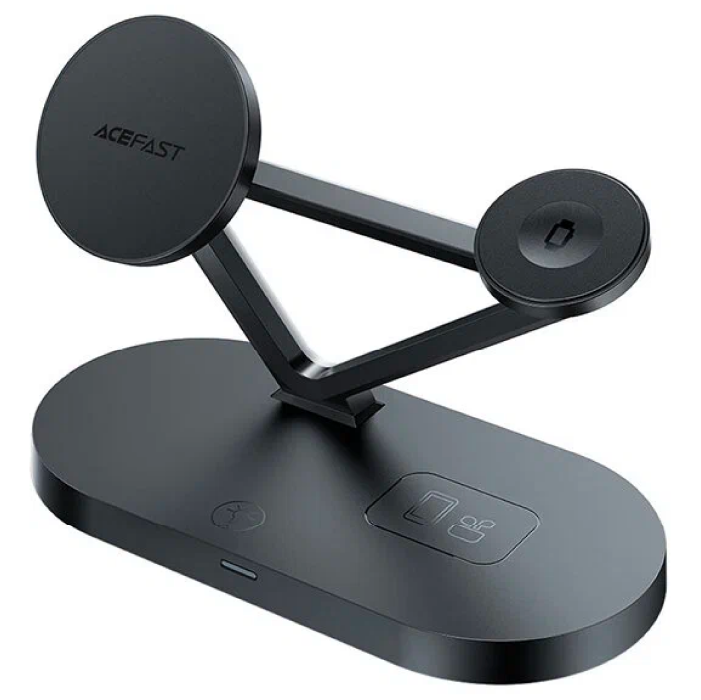 Зарядная станция ACEFAST  3 в 1 Desktop Wireless Charging Holder E9: iPhone, Airpods,iWatch 35W, черная