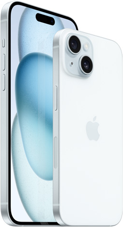 iPhone 15 128Гб (1 sim + eSIM / 76%) Голубой - Б/У ★★☆☆☆