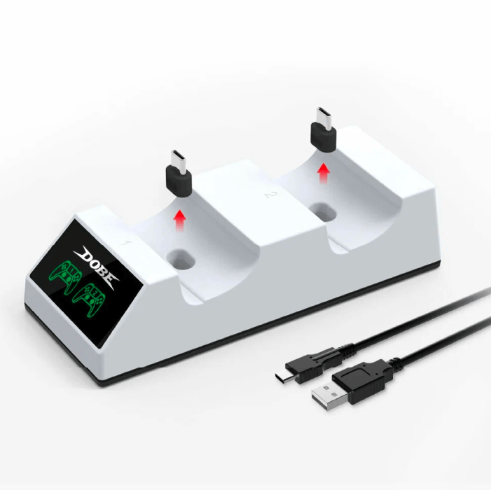 Зарядная станция для 2-x геймпадов PS5 Dual Sense Charging Dock TP5-0508B
