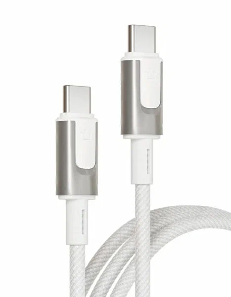 Дата-кабель VLP Force Line 100W USB-C + USB-C, 2.0м, Белый