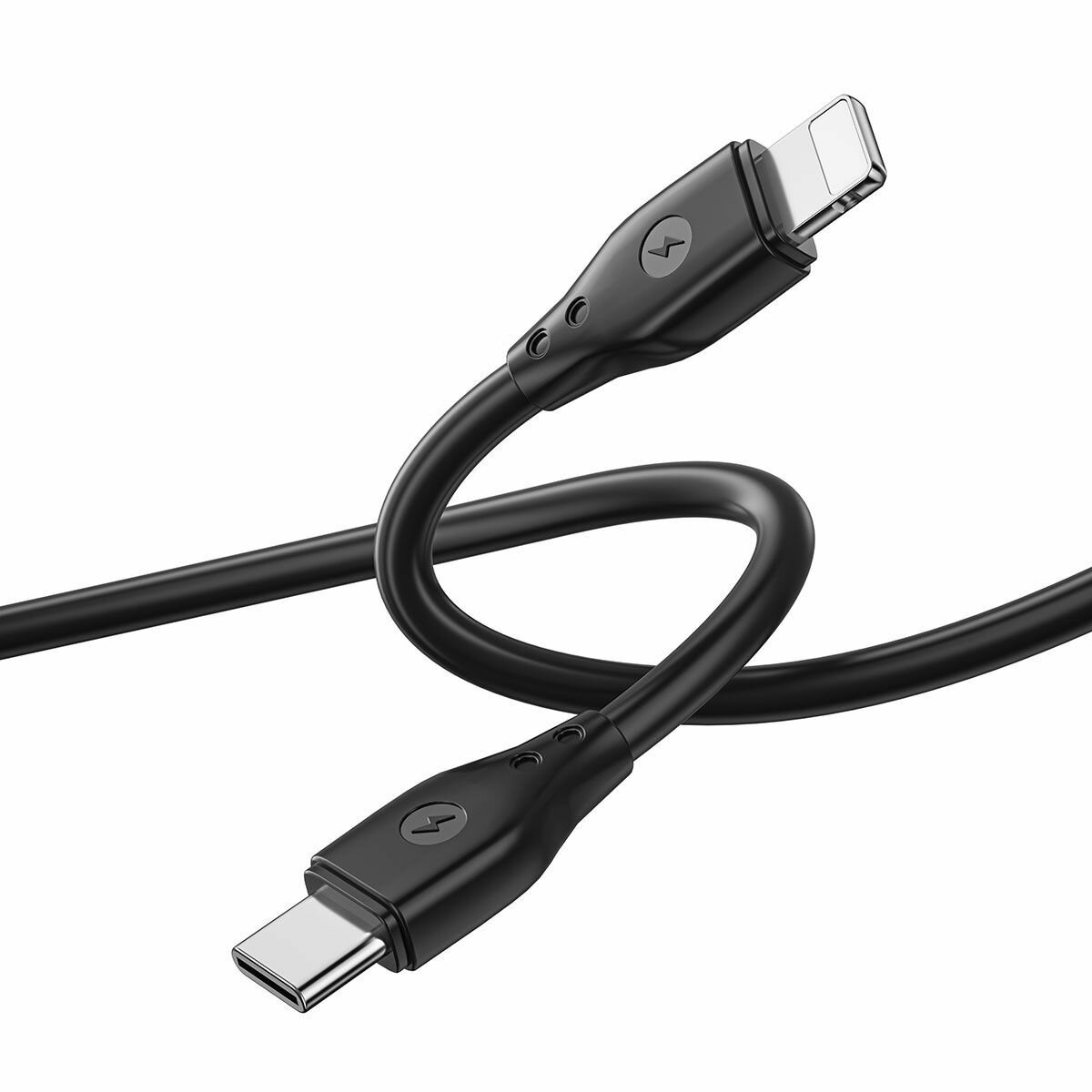 WiWu C002 PD Type-C -> Lightning 1м, Черный