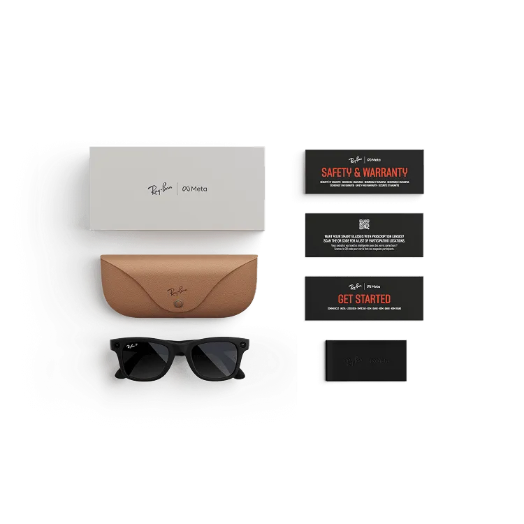 Умные очки RayBan Wayfarer RW4012 (Gen 2) Матовый черный / Серый L (S 53) в 